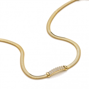Collana in Argento con zirconi